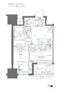 東京都江東区大島7【マンション】の間取り