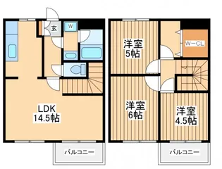 ハウズ・プラザの間取り