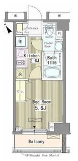 メルヴェーユ馬込【4階】の間取り