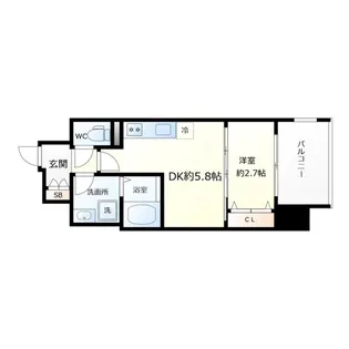 テラ堺市駅【6階】の間取り