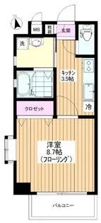 サンクレール常盤台【3階】の間取り