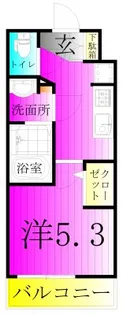 GENOVIA天王台【2階】の間取り