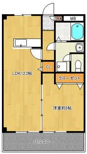 マンションドリーム2【1階】の間取り