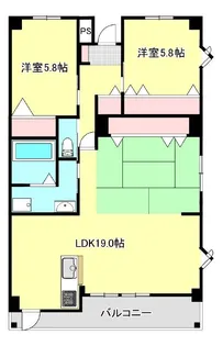 メゾン相生【2階】の間取り