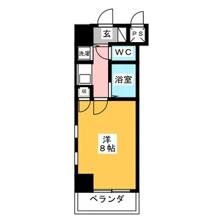 千早ベストビル【3階】の間取り