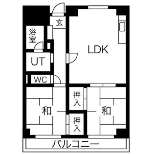 パピリオン松下【6階】の間取り