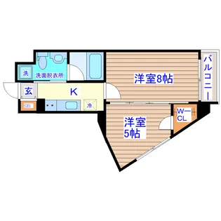 ヴィラマール河原町【2階】の間取り