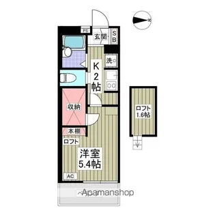 千葉県流山市加2【マンション】の間取り