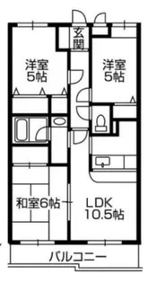 第3旭マンション【1階】の間取り