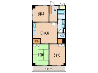 サンライフつちやの間取り