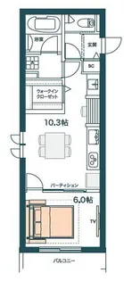 グロリア要町【4階】の間取り
