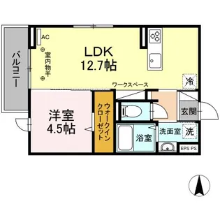 コンフォート西条【3階】の間取り