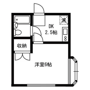 ユーハイツ【2階】の間取り