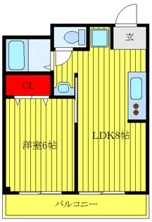 コーポヤマザキ【3階】の間取り