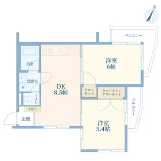 ルミエール三軒茶屋【3階】の間取り