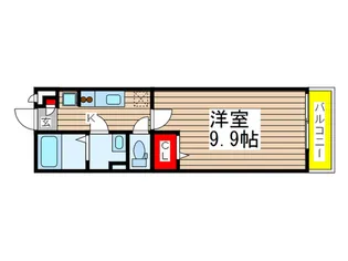 リブリ・エムフォー【1階】の間取り