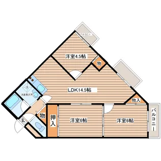 DioKAN【1階】の間取り