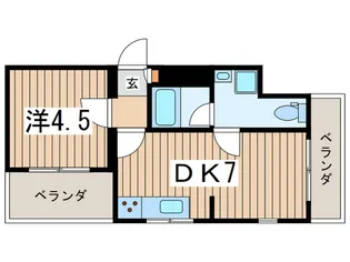 グレイスシティ【1階】の間取り