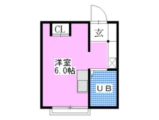 ベルシティ市川【2階】の間取り