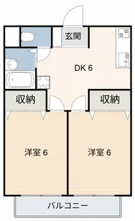 アミティエ西尾A【1階】の間取り