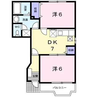 パルテールI【1階】の間取り