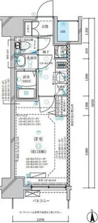 ディアレイシャス名古屋中村公園【5階】の間取り