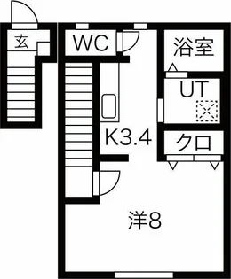 ブルック北上II【2階】の間取り