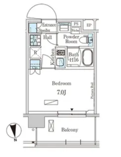 パークアクシス柏【8階】の間取り