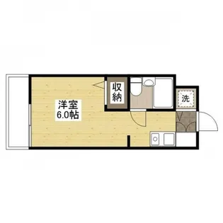 メゾン・ド・ヴェルティ【6階】の間取り