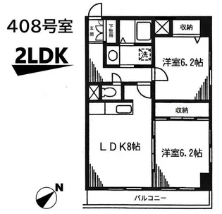 ハイブリッジクリニックマンション【4階】の間取り