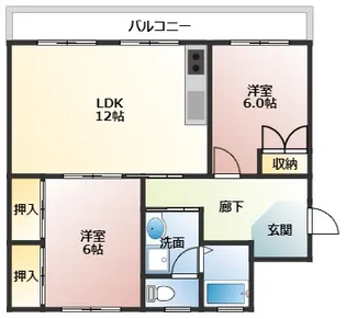 田中マンション【4階】の間取り