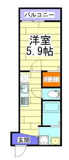 フジパレス緑橋EAST【1階】の間取り