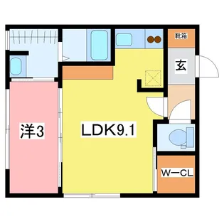 INTEGRAL Beychevelle【2階】の間取り