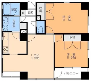 GRAZIOSO グラツィオーソ【2階】の間取り