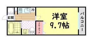 ジークレフ野里【2階】の間取り
