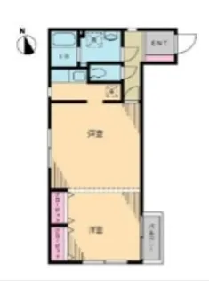 モデュロール豪徳寺【2階】の間取り