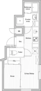 CREATIF南品川【2階】の間取り