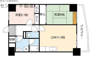 ベルフォーレ【8階】の間取り