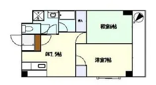 エスポワール野川【2階】の間取り