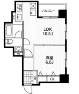 アーバンフラッツ町田【6階】の間取り