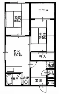 コーポサニープレース【1階】の間取り