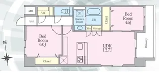 カームライズ【4階】の間取り