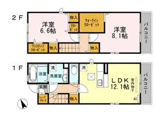 アザレアYガーデンの間取り