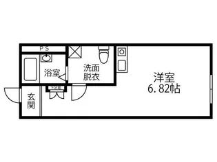 Miisa HOSHIKAWA【1階】の間取り