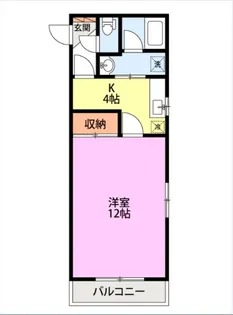 メゾン・ミライト【1階】の間取り
