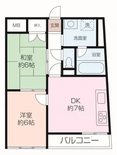 メゾナール石井【3階】の間取り