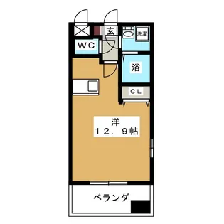 CRYSTAL-M【11階】の間取り