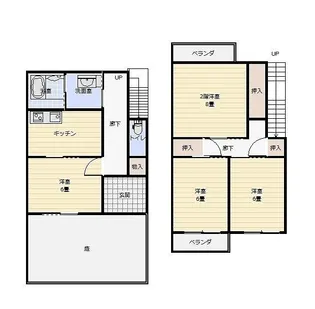 フローラルタウンの間取り