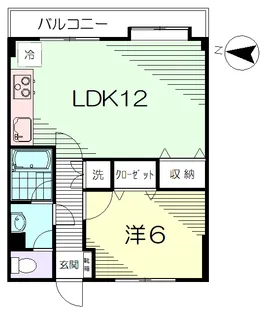 サンフラッツ多摩川【2階】の間取り