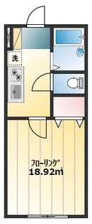 マハナイム中井【1階】の間取り